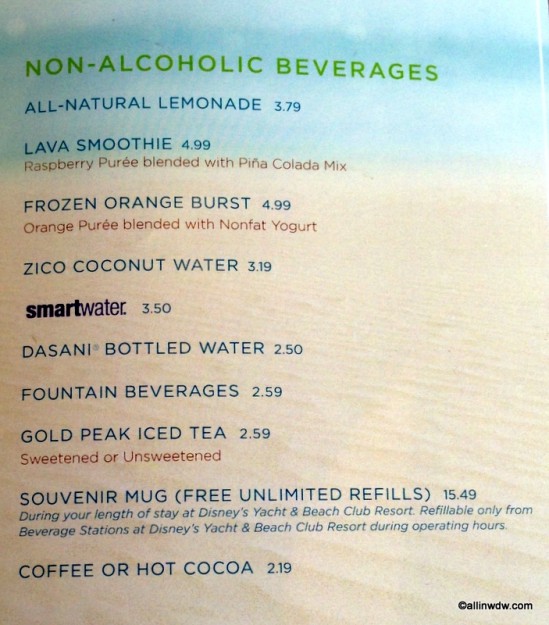 Hurricane Hanna Menu 6