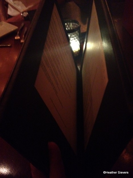 Opening Le Cellier Menu