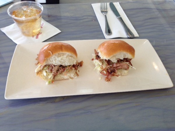 Pulled Porked Sliders at Hurricane Hanna's