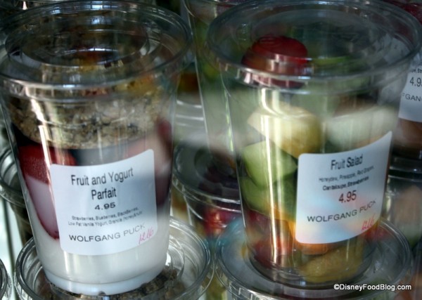 Wolfgang Puck Express Westside fruit salad and yogurt parfait