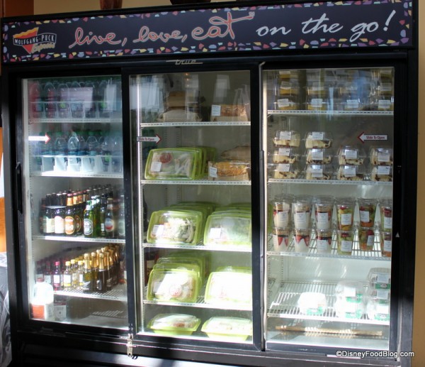 Wolfgang Puck Express grab and go section