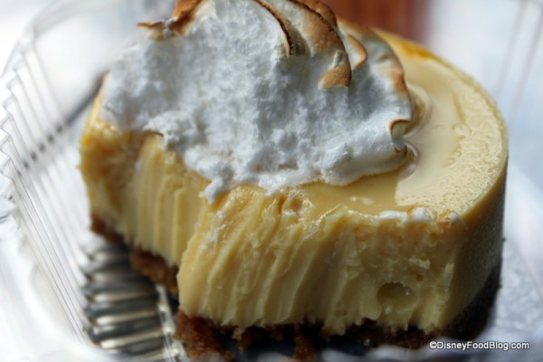 Wolfgang Puck Express inside key lime pie