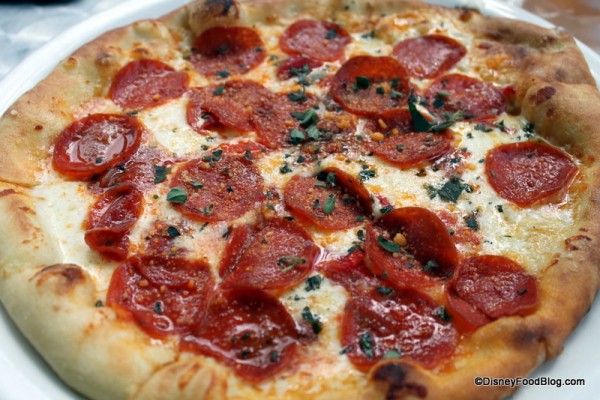 Pepperoni Pizza at Wolfgang Puck Express