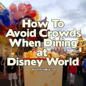 How to Avoid Crowds When Dining in Disney