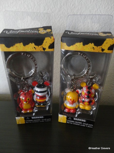 DCA Egg Hunt Prizes Vinylmation Key Chain Sets