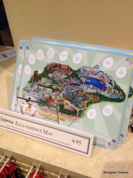 Disney California Adventure Easter Egg Hunt Map