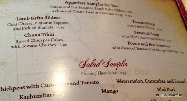 Appetizers and Salad Sampler