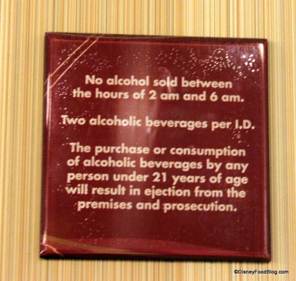 FYI sign Contempo Cafe