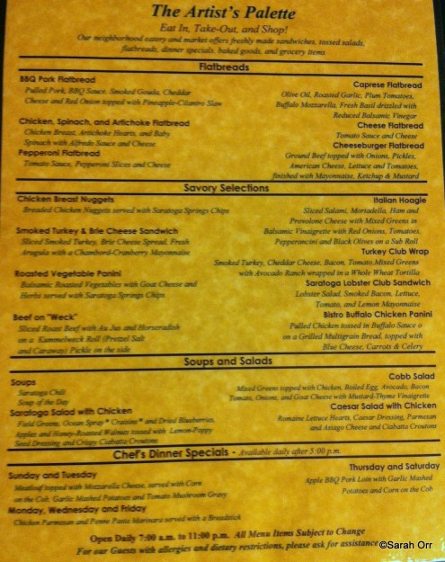 Lunch & Dinner Menu