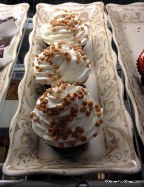 PB&J Cupcake in Bakery Case