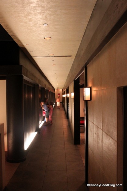 Teppan Edo Hallway to Dining Rooms