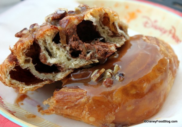 inside cinnamon sticky bun