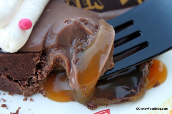 salted caramel ganache bite