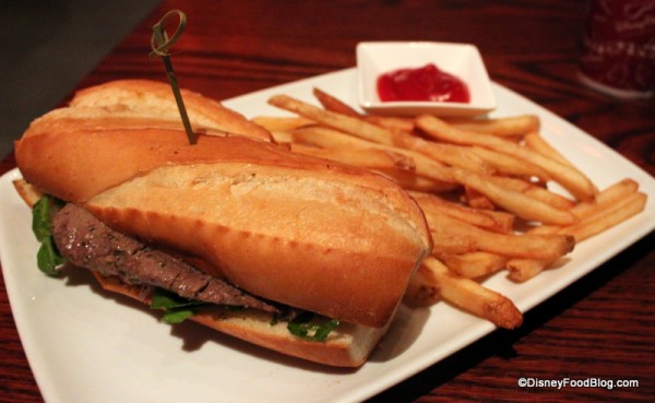 Be Our Guest Restaurant Steak Sandwich