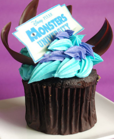 Chocolate Monsters University Cupcake