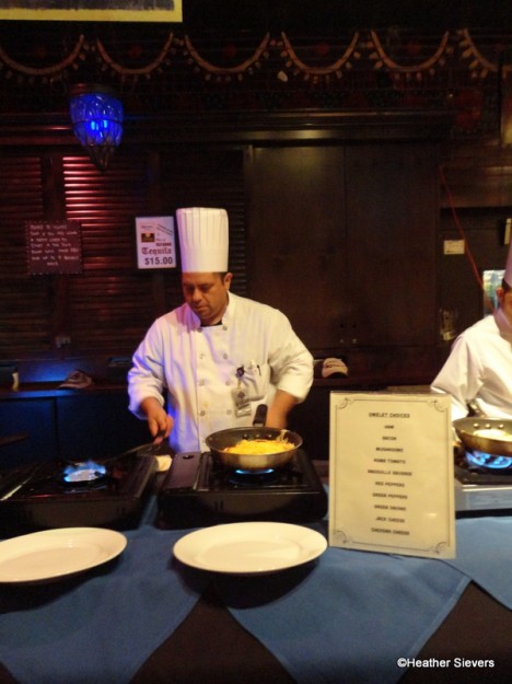 House of Blues Omelet Station