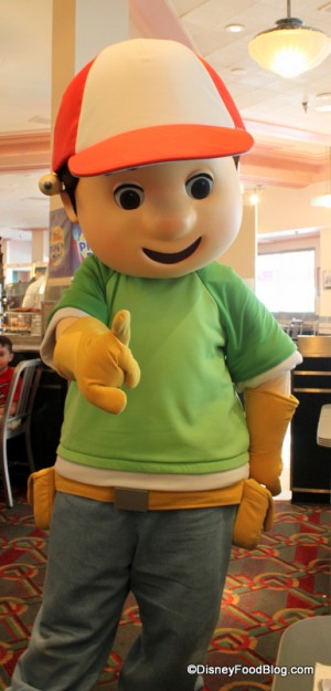 AJ's Favorite! Handy Manny at Hollywood and Vine Restaurant