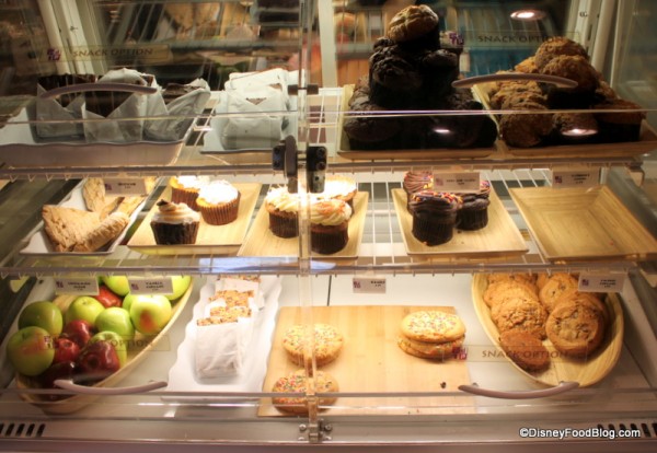 bakery case -- includes smores cupcake, brownie, carrot cake cupcake, magic cookie bar, etc Roaring Fork