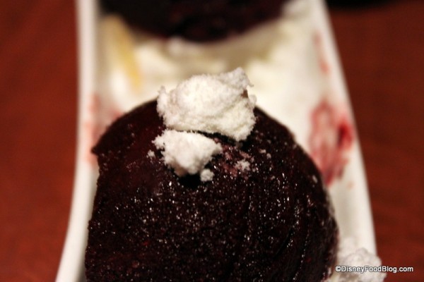 close up of lemon snow Le Cellier