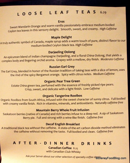 dessert menu 2 Le Cellier