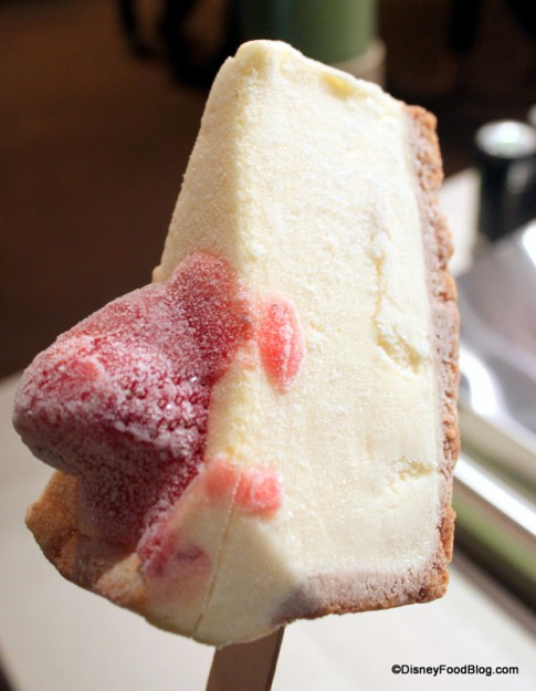 Disneyland's Frozen Cheesecake on a Stick!