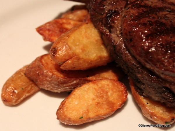 rib eye potatoes Le Cellier