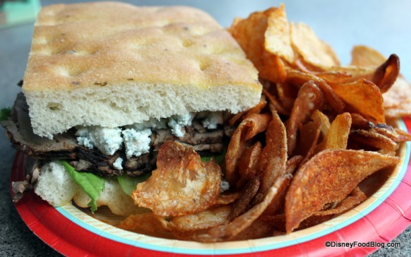 roast beef and blue sandwich Roaring Fork