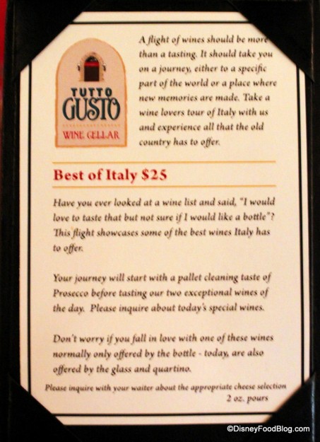 table tent-001 Tutto Gusto