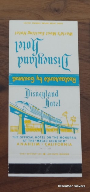 Disneyland Hotel Vintage Matchbook