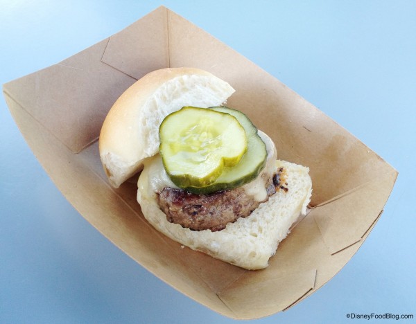 Florida Grass Fed Beef Slider from the 2013 Food and Wine Festival