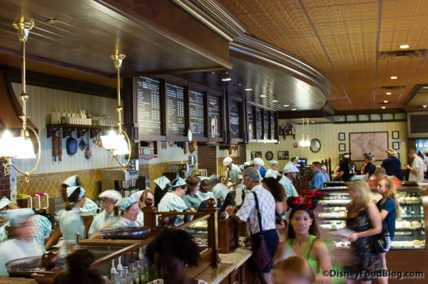 Magic Kingdom Starbucks Behind Counter 3