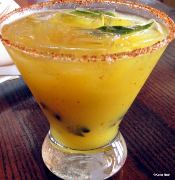 Mango Blueberry Basil Margarita