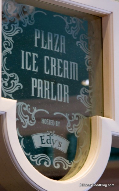 Plaza Ice Cream Parlor Sign