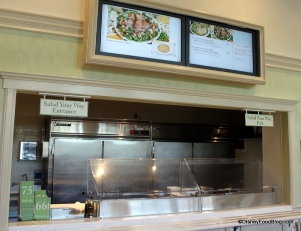 create your own salad station -- switches to pasta for dinner Gasparilla Island Grill