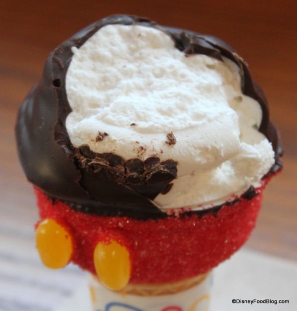 inside marshmallow cone Trolley Treats