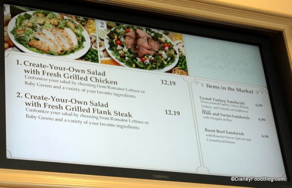 salad lunch menu Gasparilla Island Grill