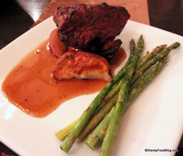 Beef Tenderloin at Cinderella's Royal Table