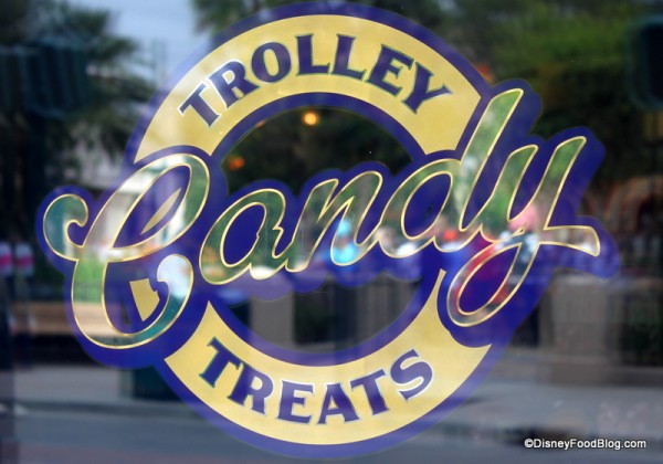Trolley Treats sign