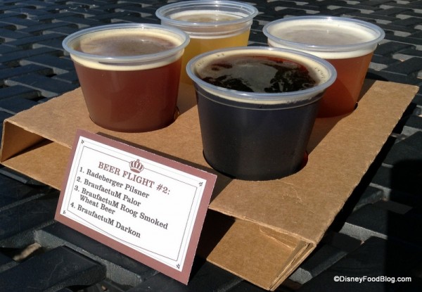 Beer Flight Featuring BraufactuM Selections