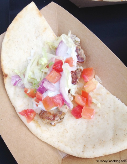 Chicken Gyro with Tzatziki Sauce