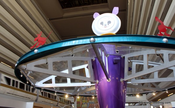 Monorail whizzing by