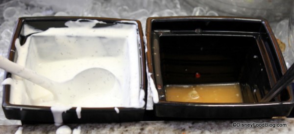 dressing choices Chef Mickey's