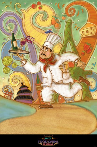 Epcot Food and Wine Poster 2013