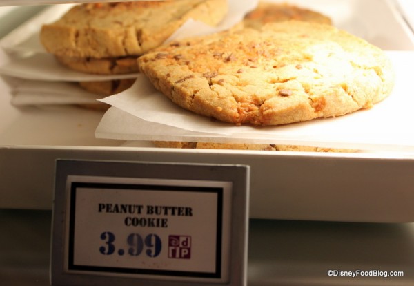 Peanut Butter cookie on display Writer's Stop