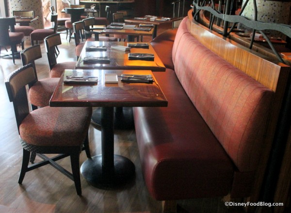 Close Up Shot of Booth Seating