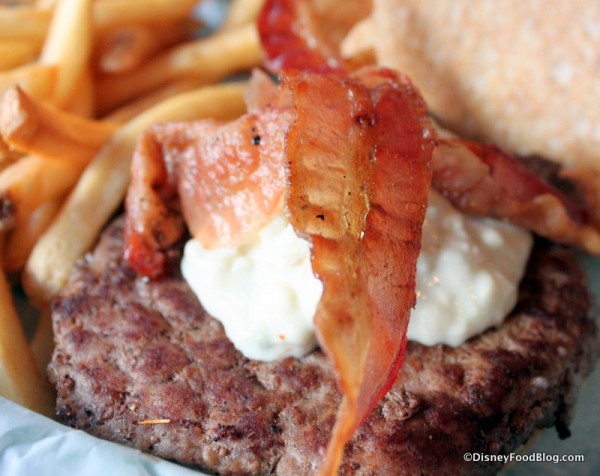 Blue Cheese and Bacon Burger Taste Pilots Grill