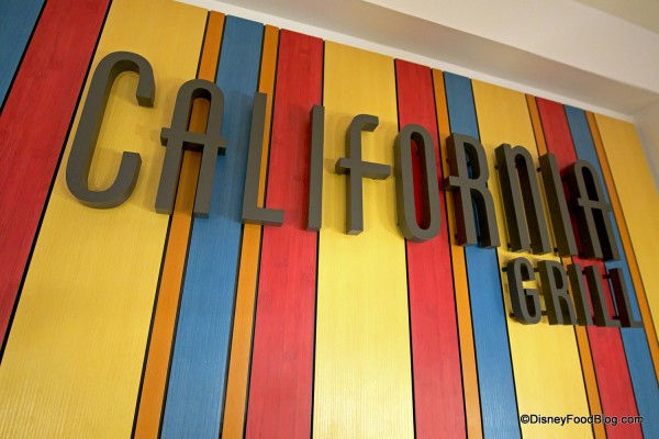 California Grill Sign