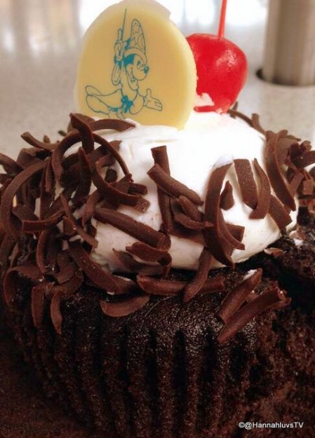 Chocolate Cherry Cupcake