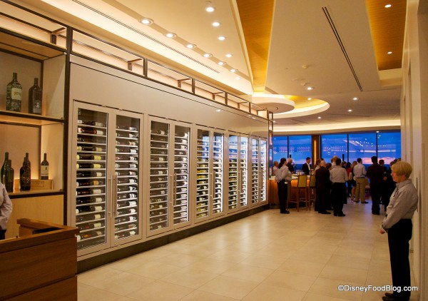 Wine Storage at California Grill