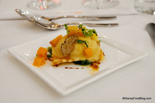 Squash Ravioli at California Grill